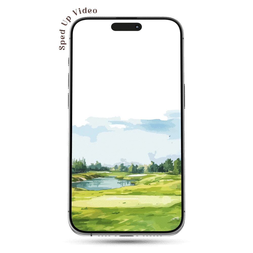 Golf Party Animated Birthday Invitation