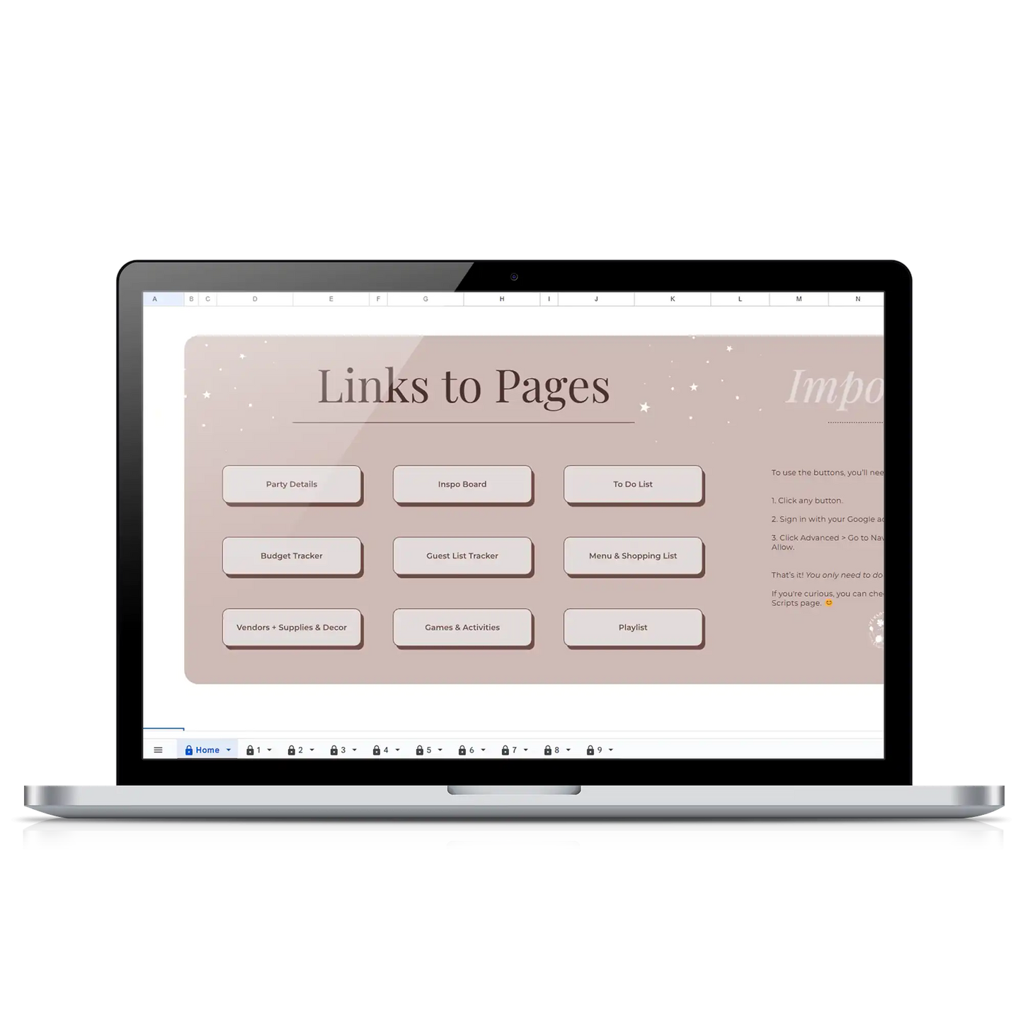 Party Planner Freebie