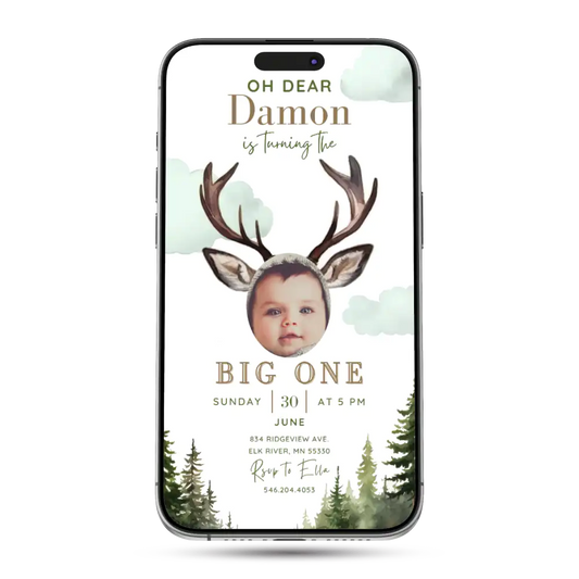 Hunting Animated Birthday Invitation